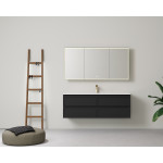 LK-FH1521NW  New Hamilton Federation Slim Wall Hung Cabinet White/Grey/Black