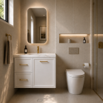 Kingsley Federation Wall Hung PVC Cabinet LK-FK74LW-MW Kingsley Federation Wall Hung PVC Cabinet LK-FK74LW-MW