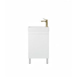 Alpha Mini Floor PVC Vanity with soft closing finger pull door LK-AL42L