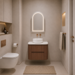 Ravello Modern Wall Hung Vanity Plywood Cabinet LK-RA750W-MO