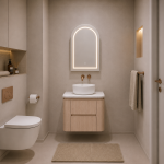 Ravello Modern Wall Hung Vanity Plywood Cabinet LK-RA750W-SO