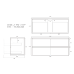 1200mm Ridgewood Modern Wall Hung Plywood Cabinet LK-MG1200W-SO 1200mm Ridgewood Modern Wall Hung Plywood Cabinet LK-MG1200W-SO