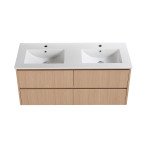1200mm Double Basin Modern Wall Hung Plywood Cabinet LK-MG1220W-MO 1200mm Double Basin Modern Wall Hung Plywood Cabinet LK-MG1220W-MO