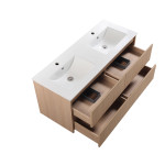 1200mm Double Basin Modern Wall Hung Plywood Cabinet LK-MG1220W-MO 1200mm Double Basin Modern Wall Hung Plywood Cabinet LK-MG1220W-MO