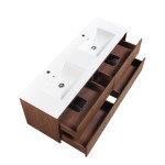 1500mm Double Basin Modern Wall Hung Plywood Cabinet LK-MG1521W-MO