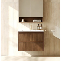 600mm Modern Wall Hung Plywood Cabinet LK-MR600W-MO