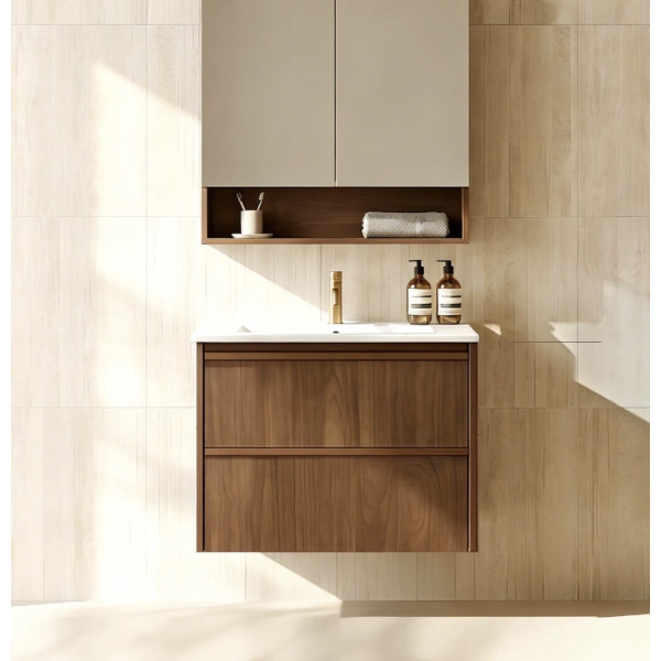 600mm Modern Wall Hung Plywood Cabinet LK-MR600W-MO