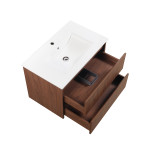 750mm Modern Wall Hung Plywood Cabinet LK-MG750W-SO