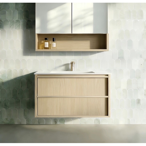 750mm Modern Wall Hung Plywood Cabinet LK-MG750W-SO 750mm Modern Wall Hung Plywood Cabinet LK-MG750W-SO