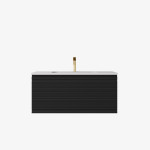 Sedona Fluted Wall Hung Matte White PVC Vanity 900mm Sedona Fluted Wall Hung Matte White PVC Vanity 900mm