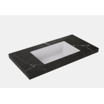 Cabarita Morden Wall Hung PVC Cabinet, Matte Black LK-MC600W-MB Cabarita Morden Wall Hung PVC Cabinet, Matte Black LK-MC600W-MB
