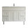 Acacia Shaker Door Water Proof Floor Cabinet - Matte White Vanity 1200x460x880