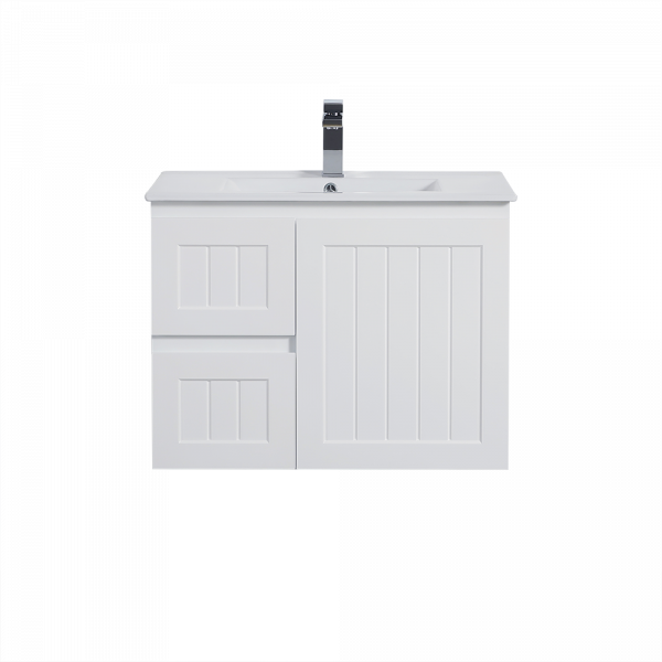 Acacia Shaker Door Water Proof Wall Cabinet - Matte White Vanity 750x460x560 Acacia Shaker Door Water Proof Wall Cabinet - Matte White Vanity 750x460x560
