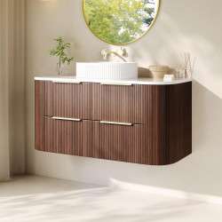 Artis 1200mm fluted wall hung vanity ART1200W