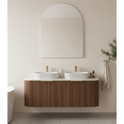 Artis 1500mm fluted wall hung vanity ART1500W-S