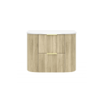 Artis 750mm fluted wall hung vanity ART750W