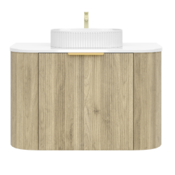 Artis 600mm fluted wall hung vanity/ 3 colors ART600W-S