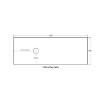 Bellevue Standard Color Wall Hung 1200mm Vanity K125LW-PO