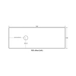 Bellevue Standard Color Wall Hung 900mm Vanity K95LW-CO