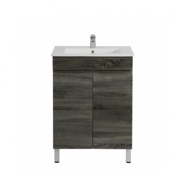 Slim vanity -dark grey or white oak cabinet 590*350 / B63L-DG