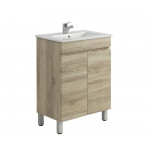 Slim vanity -dark grey or white oak cabinet 590*350 / B63L-DG