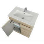 Berge dark grey or white oak vanity-600mm / B64L-DG