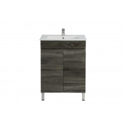 Berge dark grey or white oak vanity-600mm / B64L-DG