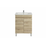 Berge dark grey or white oak vanity-600mm / B64L-DG