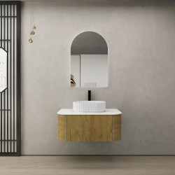 Bronte KC95W-PO Curved Colour Vanity