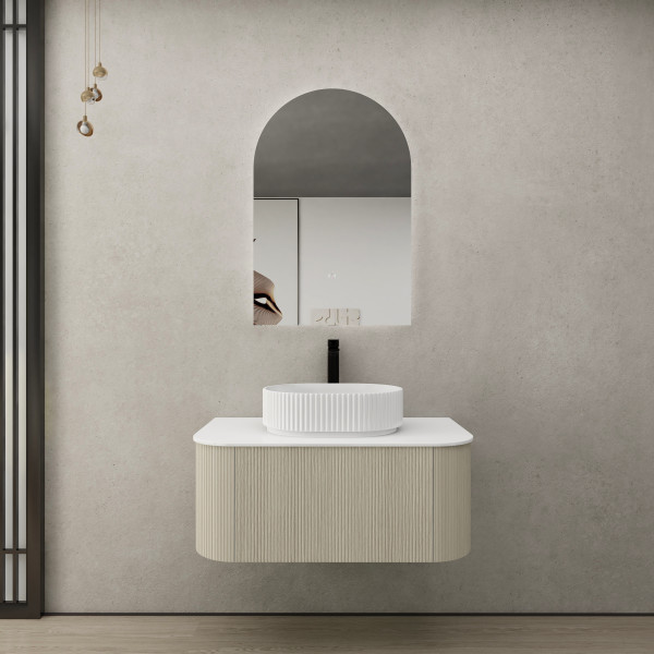Bronte KC95W-CO Curved Colour Vanity