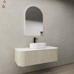 Bronte Curved color Wall Hung Vanity 1200mm