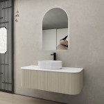 Bronte Curved color Wall Hung Vanity 1200mm