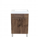 Mini vainty 500mm dark grey or dark oak ceramic top- freestanding