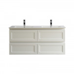 Fremantle Wall Hung Single / Double Cabinet - Matte White vanity 1200x460x560mm