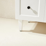 Harrington Shaker Door Matte White Free Standing Vanity CH94LL-MW