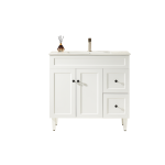 Harrington Shaker Door Matte White Free Standing Vanity CH94LL-MW
