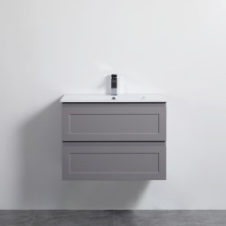 Fremantle Wall Hung Cabinet - Matte Grey vanity 750x460x560mm