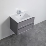 Fremantle Wall Hung Cabinet - Matte Grey vanity 750x460x560mm