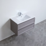 Fremantle Wall Hung Cabinet - Matte Grey vanity 900x460x560mm