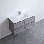 Fremantle Wall Hung Single / Double Cabinet - Matte Grey vanity 1200x460x560mm