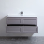 Fremantle Wall Hung Single / Double Cabinet - Matte Grey vanity 1200x460x560mm