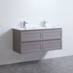 Fremantle Wall Hung Single / Double Cabinet - Matte Grey vanity 1200x460x560mm