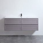 Fremantle Wall Hung Single / Double Cabinet - Matte Grey vanity 1500x460x560mm