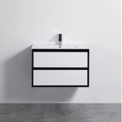 PE wall hung cabinet - matte white 750*460*520