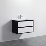 PE wall hung cabinet - matte white 750*460*520
