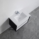 PE wall hung cabinet - matte white 750*460*520
