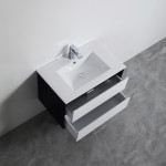 PE wall hung cabinet - matte white 750*460*520