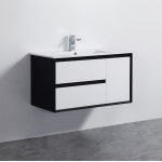 PE wall hung cabinet - matte white 900*460*520