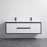 Petra Wall Hung Waterproof Vanity 1200*460mm PE1200WH