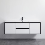 Petra Wall Hung Waterproof Vanity 1500*460mm PE1500WH
